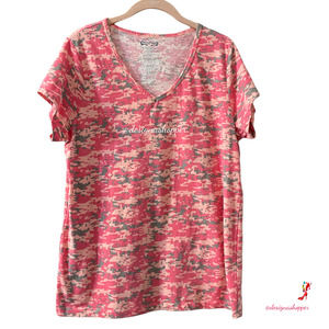 Realtree Camouflage Pink Top for Women XL